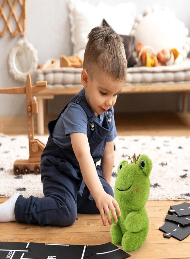 Sew Butiful Frog Plush, 9" Cute Green Stuff, Soft Frog Stuffed Animal Plushies, Birthday, for Girls, Kids - Image 4